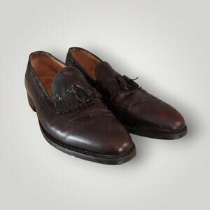 Johnston & Murphy Dark Brown Tassel Oxfords